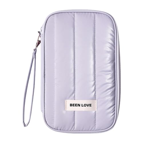 Tragbare Münzgeldbörse, großes Fassungsvermögen, Kartenhalter, stilvolle Geldbörse für Kleingeld, Kartenetui, Organizer, einfache Brieftasche für Damen, violett Tragbare Münzgeldbörse, großes Fassungsvermögen, Kartenhalter, stilvolle Geldbörse für Kleingeld, Kartenetui, Organizer, einfache Brieftasche für Damen, violett von Shntig