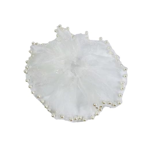 Übergroße Haargummis, Perlen, elastisches Haarteil, dickes Dutt, Haarseil, Dame, Haarschmuck von Shntig