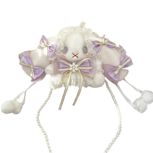 Umhängetasche für Damen, niedliche Puppen-Umhängetasche, japanischer Stil, violett von Shntig