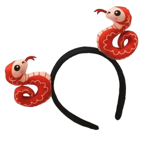 Verstellbarer Haarreif in Form einer grünen Schlange, weich und bequem, ideal für Abschlussfeiern von Shntig