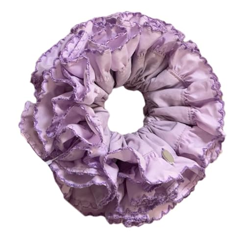 Weiche Stoff Haar Zubehör Weiche Elastische Haarband Falten Scrunchie Haar Dekoration Für Tägliches Tragen Und Besondere Anlass von Shntig