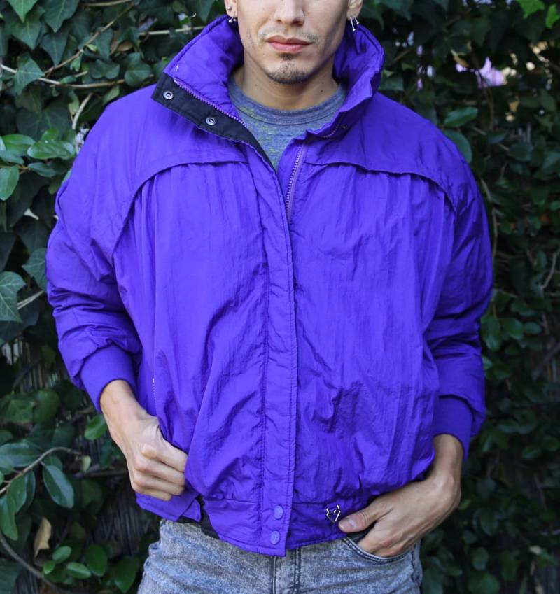 Vintage 80Er Jahre Obermeyer Sport® Lila/Blau Geschwollene Skijacke von ShoFreshStyles