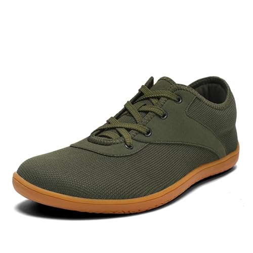 Paar Freizeit Barfußschuhe Atmungsaktive Herren Breite Füße Schuhe Sommer rutschfeste Damen Barfussschuhe Unisex Schuhe mit breiter Zehe Geeignet für Jogging, Reisen von Shocanm
