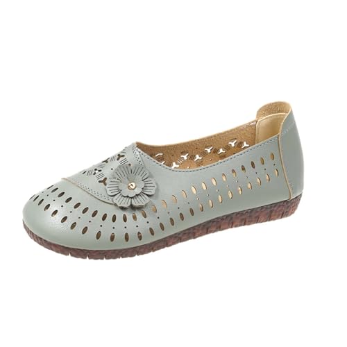 Shocanm Leichte Weiche Freizeitsandalen für Damen aus Leder, Modische, Atmungsaktive rutschfeste Damenschuhe Mit Flachem Absatz, Geeignet für Die Arbeit, Zum Einkaufen den Ganztägigen Gebrauch Shocanm Leichte Weiche Freizeitsandalen für Damen aus Leder, Modische, Atmungsaktive rutschfeste Damenschuhe Mit Flachem Absatz, Geeignet für Die Arbeit, Zum Einkaufen den Ganztägigen Gebrauch von Shocanm