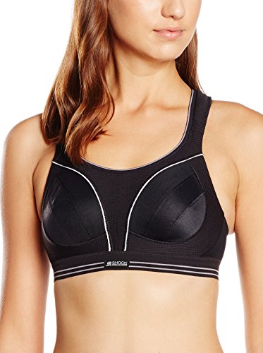 Shock Absorber Damen Ultimate Run Sport-BH, Schwarz, 70A von Shock Absorber