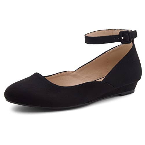 Shoe Land SL-August Klassische Damen-Wanderschuhe mit niedrigem Keilabsatz und geschlossener Zehenpartie, 1836schwarz, 37.5 EU Shoe Land SL-August Klassische Damen-Wanderschuhe mit niedrigem Keilabsatz und geschlossener Zehenpartie, 1836schwarz, 37.5 EU von Shoe Land