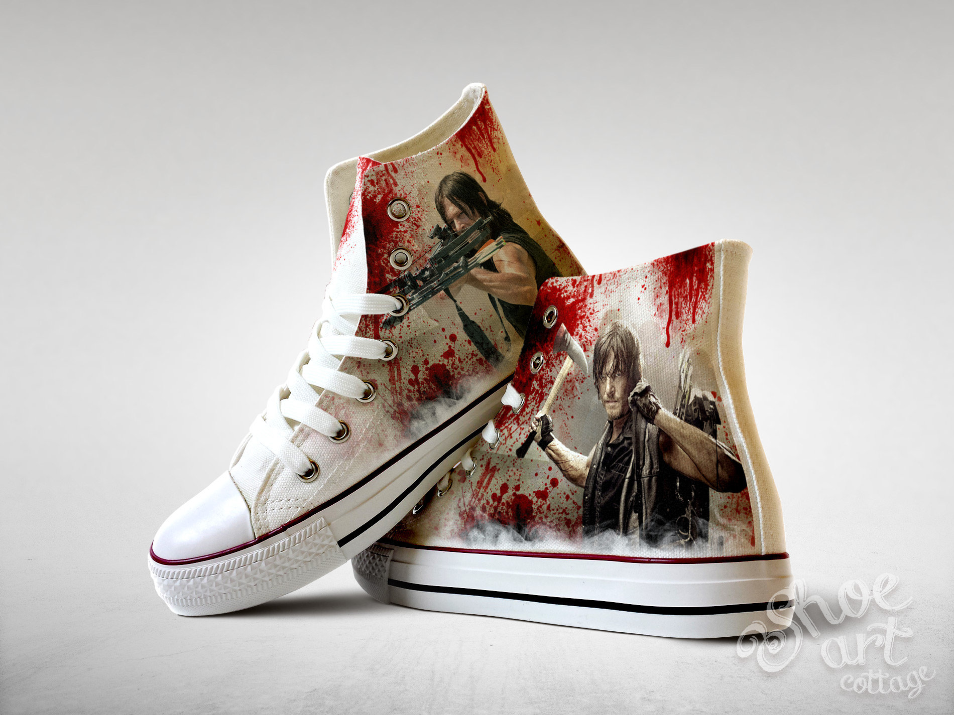 Zombie Jäger Schuhe Nach Maß von ShoeArtCottage