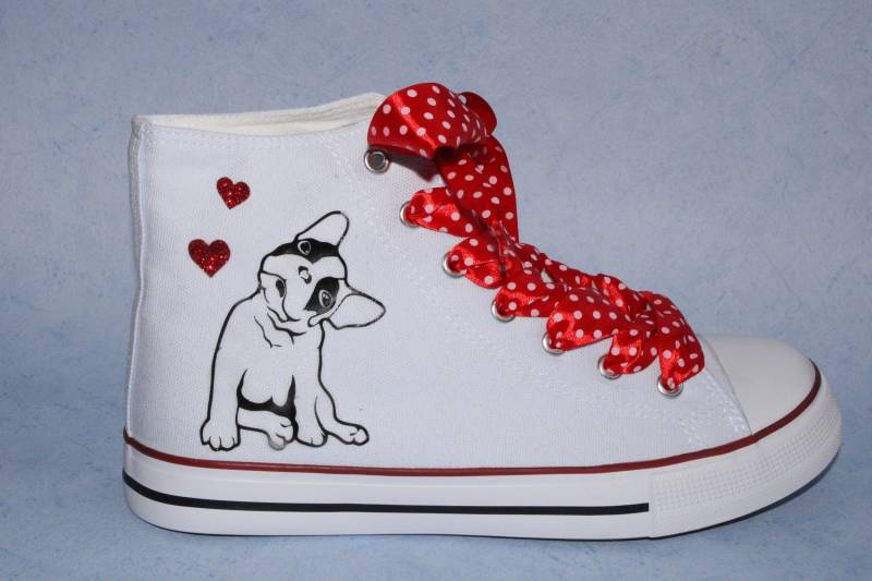French. Bulldogge Fan Sneakerbulli Motiv Hunde von ShoeDreamWorld