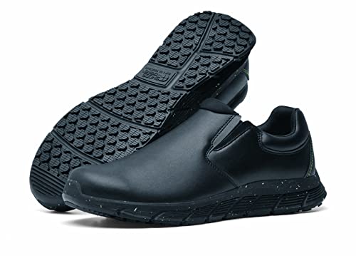 Shoes for Crews Cater II ECO Men – Schicker, lässiger Slipper, sicherer Halt, rutschhemmend, wasserabweisend, hochwertiges Leder, OB E SR – für Herren von Shoes for Crews