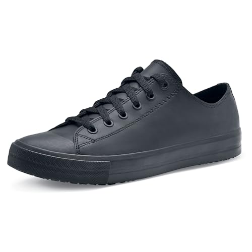 Shoes for Crews Unisex Arbeits-Sneaker – Bequeme, leichte, Wasserabweisende und Rutschhemmende Arbeitsschuhe, ideal für Männer und Frauen in Gastronomie Küchen, für Kellner und Koch – Delray Shoes for Crews Unisex Arbeits-Sneaker – Bequeme, leichte, Wasserabweisende und Rutschhemmende Arbeitsschuhe, ideal für Männer und Frauen in Gastronomie Küchen, für Kellner und Koch – Delray von Shoes for Crews