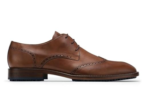 Shoes for Crews Herren Mens Dress Shoes Uniform-Schuh, Braun (Bronson), 41 EU von Shoes for Crews