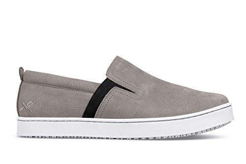 Shoes for Crews MOZO M32573-40/6.5 Floyd Grey Herren rutschfeste Sneakers, Größe 39,5 EU (EU-Größe 6,5) Grau von Shoes for Crews