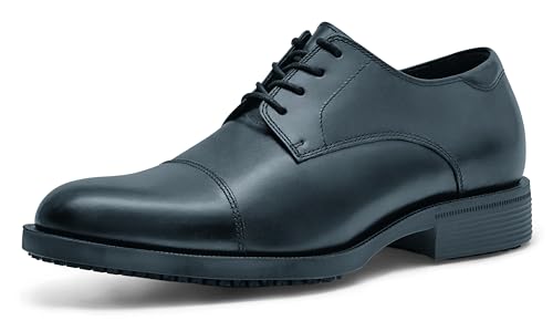 Shoes for Crews Senator – Bequeme Berufsschuhe aus Leder, gepolsterte Einlegesohlen, Rutschhemmende Laufsohle, klassischer Stil für Büro – für Herren Shoes for Crews Senator – Bequeme Berufsschuhe aus Leder, gepolsterte Einlegesohlen, Rutschhemmende Laufsohle, klassischer Stil für Büro – für Herren von Shoes for Crews