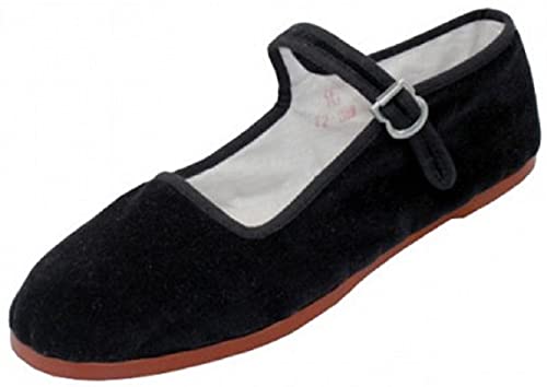 Shoes8teen Baumwolle Porzellanpuppe Mary Jane Schuhe Ballerina Schuhe Für Damen 9 M US 118 Schwarz Micro Suede Shoes8teen Baumwolle Porzellanpuppe Mary Jane Schuhe Ballerina Schuhe Für Damen 9 M US 118 Schwarz Micro Suede von Shoes8teen