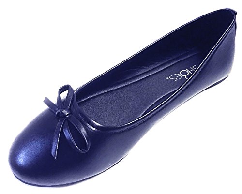 Shoes8teen Neu Damen Ballerinas Schuhe 15 Farben 8500 Marineblau 40.5 von Shoes8teen