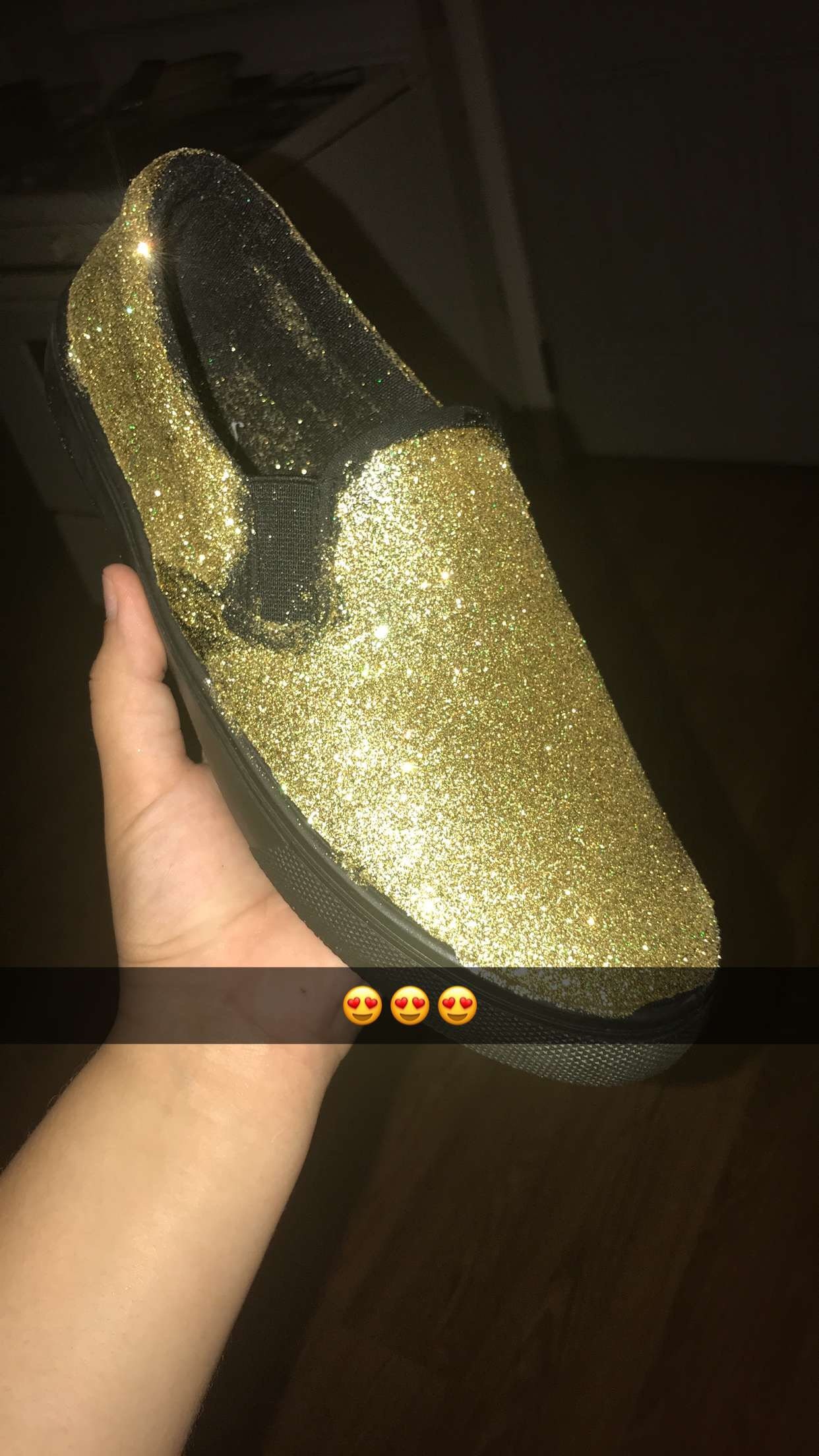 Gold Glitzer Schuhe von ShoesByVictoria