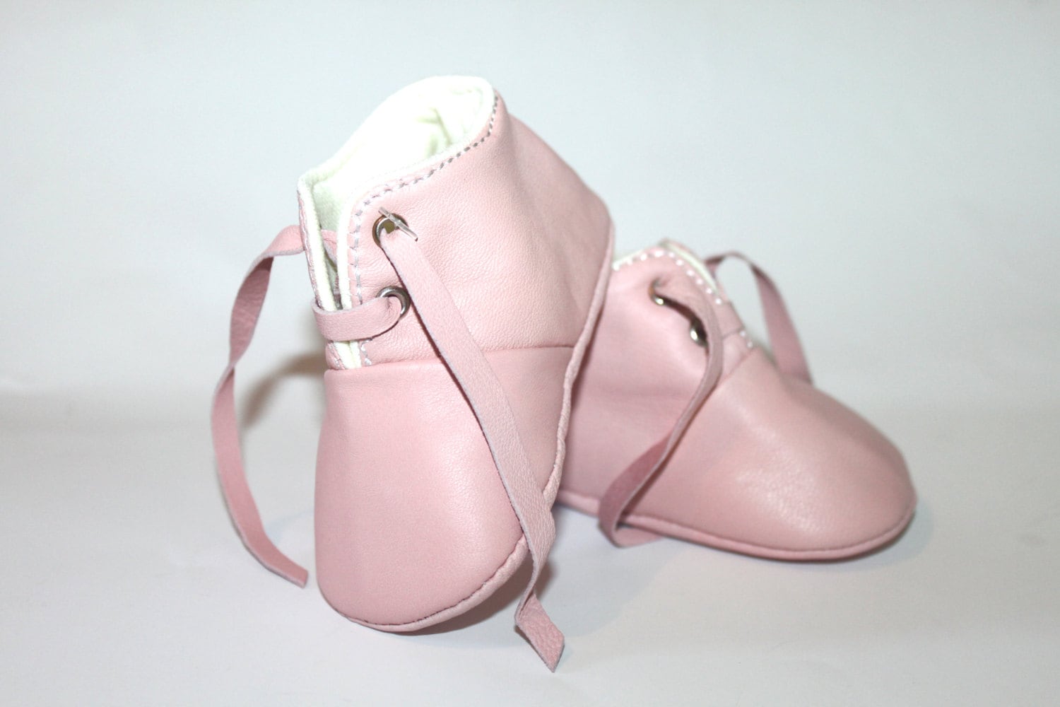 12-18 Monate Hausschuhe Lammfell Pastellrosa von ShoesOWO