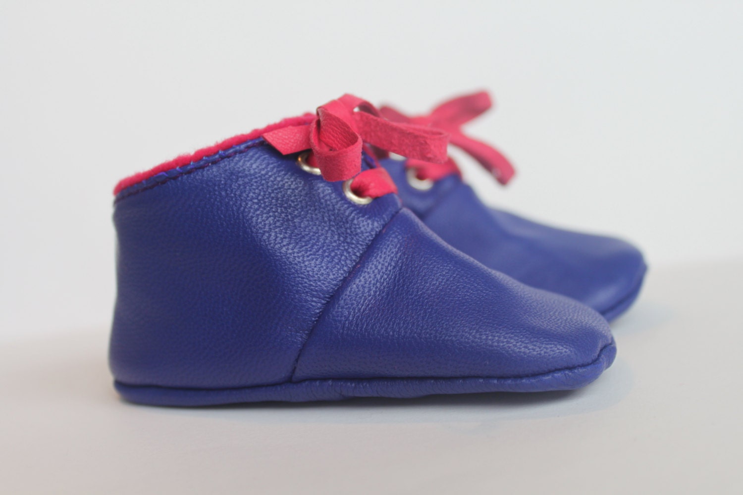 12-18 Monate Schuhe Baby Lammfell Lila Rosa von ShoesOWO