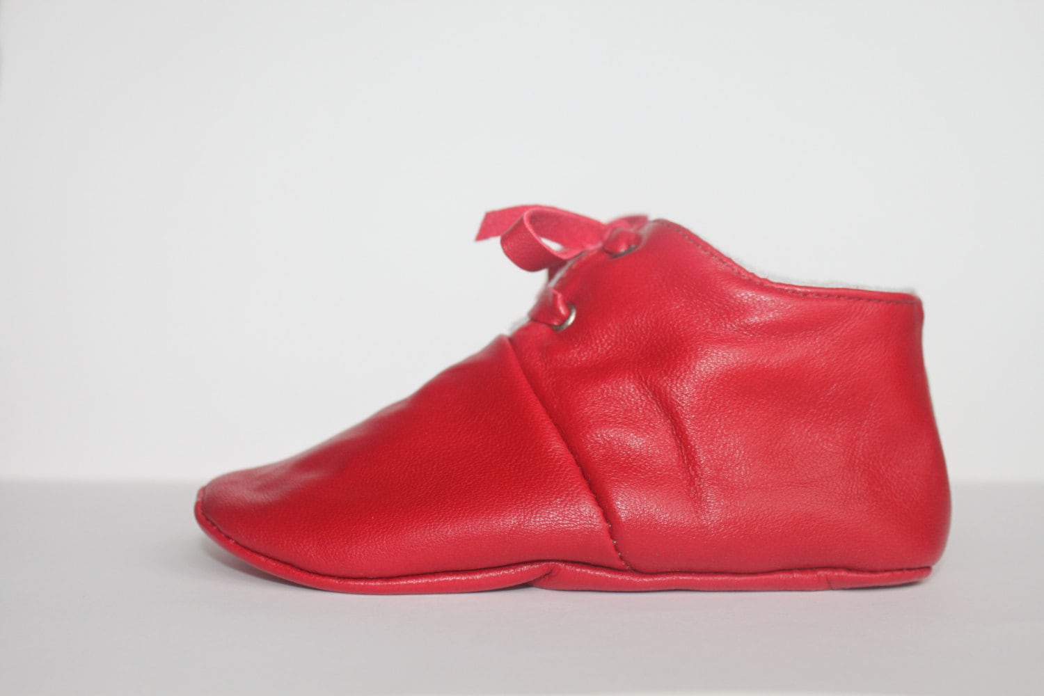 2 - 3 Jahre Baby Hausschuhe/Schuhe Lammfell Rot von ShoesOWO