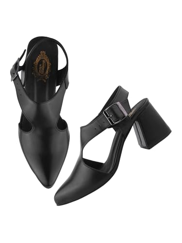 Shoetopia Damen Keilabsatz Sandalen, Schwarz, 6 UK von Shoetopia