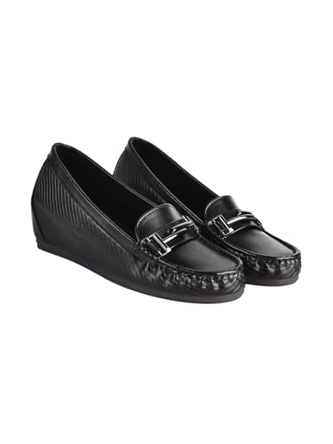 Shoetopia Damen-Slipper, Schwarz, 24 EU von Shoetopia