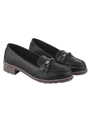 Shoetopia Damen-Slipper, Schwarz, 4 UK von Shoetopia