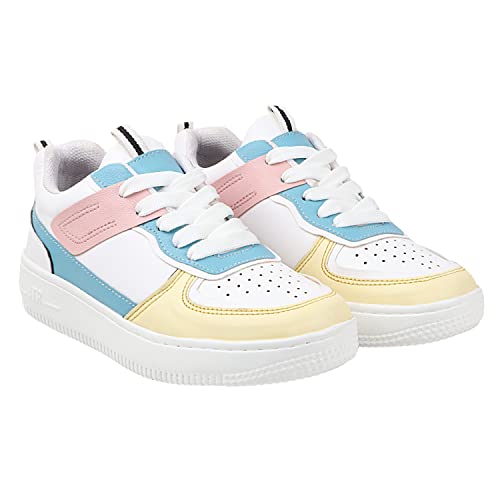 Shoetopia Damen-Sneaker, Weiß, 20.5 EU von Shoetopia