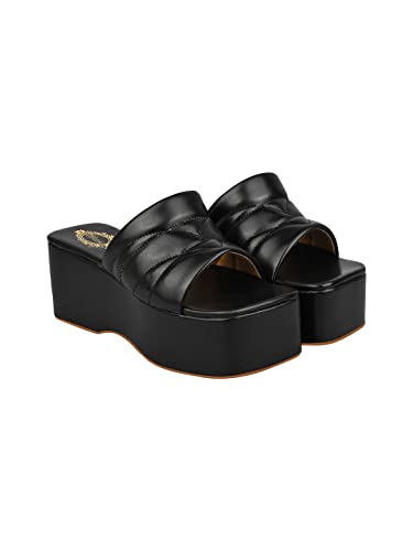 Shoetopia Girls-p-1 Sandalen mit Absatz, Schwarz, 19 EU von Shoetopia
