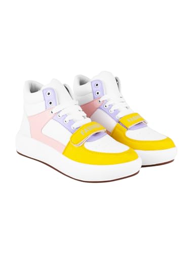 Shoetopia Jm-coin Damen-Sneaker, Weiss/opulenter Garten, 8 UK von Shoetopia