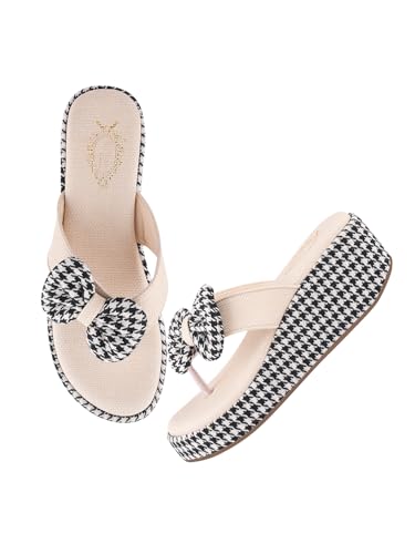 Shoetopia Keilabsatz für Damen und Mädchen, Schwarz, 4 UK von Shoetopia