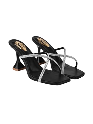 Shoetopia Mädchen-1266 Sandalen mit Absatz, Schwarz, 19 EU von Shoetopia