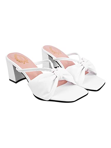 Shoetopia Mädchen 1296 Sandalen mit Absatz, Weiss/opulenter Garten, 7 UK von Shoetopia