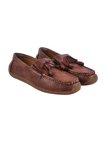Shoetopia Mädchen-l-778 Loafer, Braun, 19 EU von Shoetopia