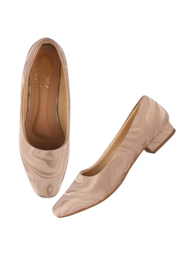 Shoetopia Pumps zum Hineinschlüpfen für Damen, Goldfarben, 7 UK von Shoetopia