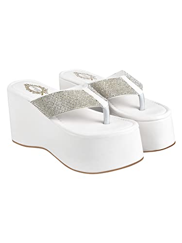 Shoetopia Sandalen mit Absatz für Mädchen, silber, 22 EU von Shoetopia