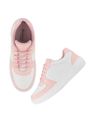 Shoetopia Sportschuhe für Damen, Rosa, 37 EU von Shoetopia