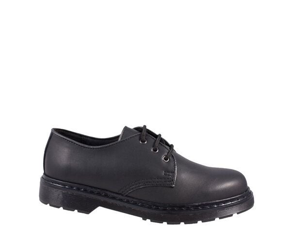 Shoezuu vegane 3 Loch Halbschuhe schwarz von Shoezuu Vegan