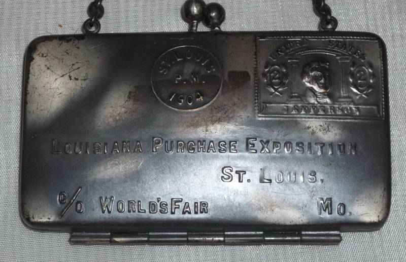 Antik 1904 St Louis World Es Fair Silber Metall Geldbörse Brief Louisiana Kauf Ausstellung Antik 1904 St Louis World Es Fair Silber Metall Geldbörse Brief Louisiana Kauf Ausstellung von ShonnasVintage