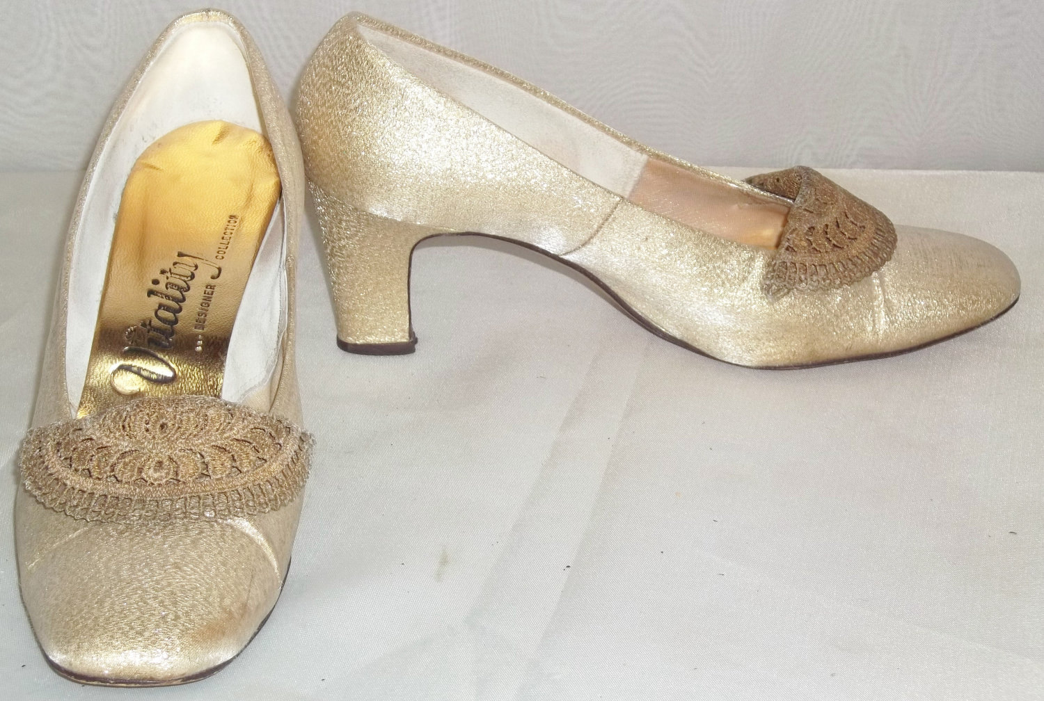Vintage 1950Er Vitality Steampunk Schuhe Absatz Pumps 7 von ShonnasVintage