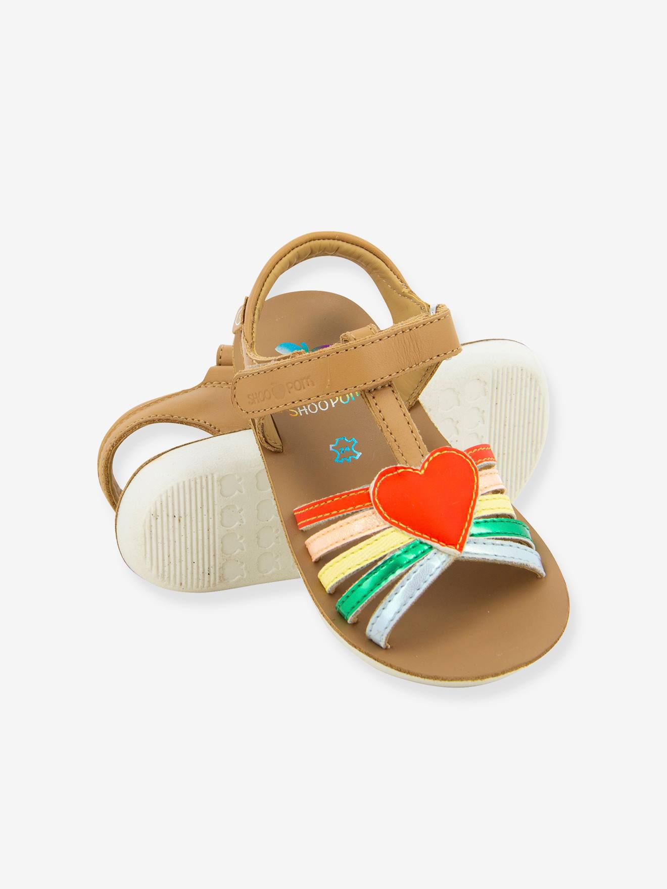 Kinder Ledersandalen Goa Salomé SHOO POM camel Kinder Ledersandalen Goa Salomé SHOO POM camel von Shoo Pom