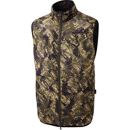 Shooterking Huntflex Primaloft wendbare Weste in braun/Forest Mist Camo Optik - Größe 5XL von Shooterking