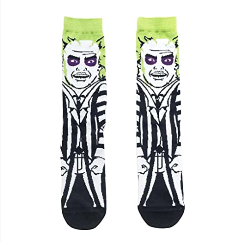 Shop-UP! Beetlejuice Filmsocken Unisex Tim Burton, Schwarz von Shop-UP!