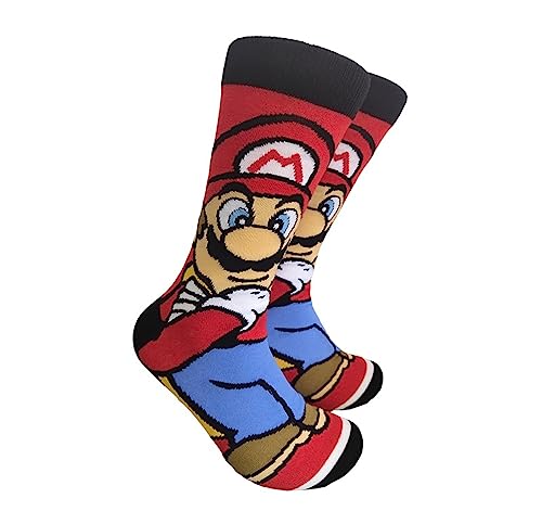 Shop-UP! Marìo Bròs große Socken für Damen und Herren, Super Mario Grande, 43 von Shop-UP!