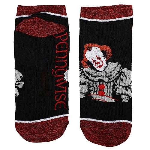 Shop-UP! Niedrige Socken IT Pennywise Remake Horror Movie Film Unisex, Schwarz , 43 von Shop-UP!