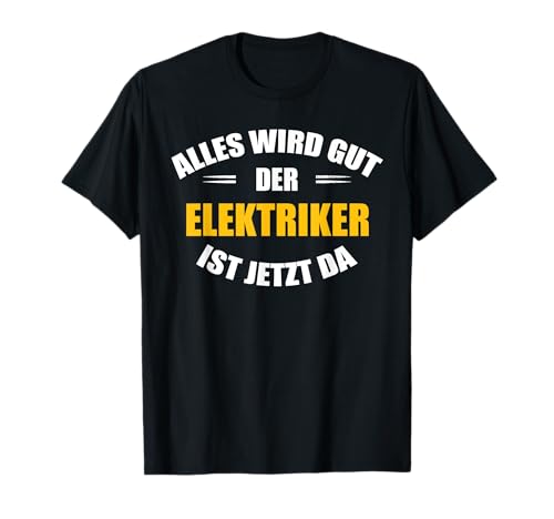 Shop für Elektriker - Herren - T-Shirt - Schwarz - S - Klassisch - Halbarm - Rundhals - Humor - Klein - EU - 41.5 - Einfarbig - Pullover - Alle - 1 Count - 0 - Stretchable - Männer von Shop für Elektriker