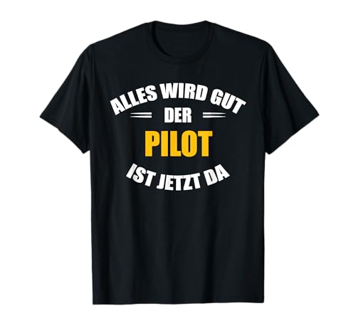 Shop für Piloten - Herren - Klassisches, humorvolles Männer-T-Shirt - Schwarz - Klein - Kurzarm von Shop für Piloten