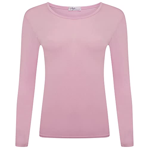 Shop & Stop Langarm-T-Shirt für Damen, Größe 36-54, rose, 46-48 von Shop & Stop