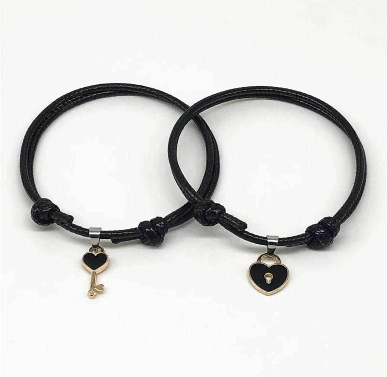 2 Pc Schöne Leder Armband Legierung Schlüssel Herz Schloss Charm Handgemachten Schmuck 2 Pc Schöne Leder Armband Legierung Schlüssel Herz Schloss Charm Handgemachten Schmuck von Shop4UGoods