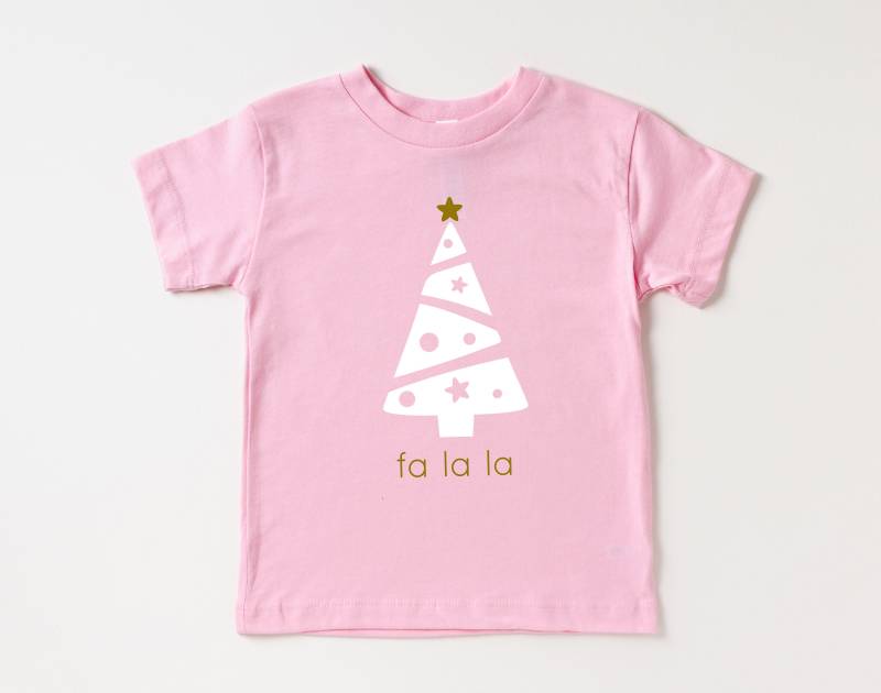 Fa La Weihnachtsbaum Kleinkind/Baby Tshirt, Kinder Weihnachtsshirt, Weihnachtsgeschenk, Weihnachtsmann von ShopBeauandBelle