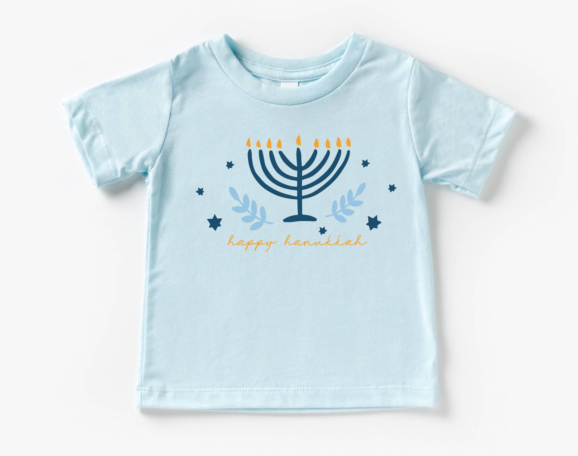 Happy Hanukkah Kleinkind/Baby Tshirt, Shirt, Baby Es First Hanukkah, Süßes Chanukah Kleinkind Jüdisch Shirt von ShopBeauandBelle